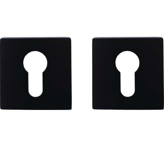 Изображение товара Накладка на цилиндр Vrata AEA20 квадрат 03, черный матовый 205237