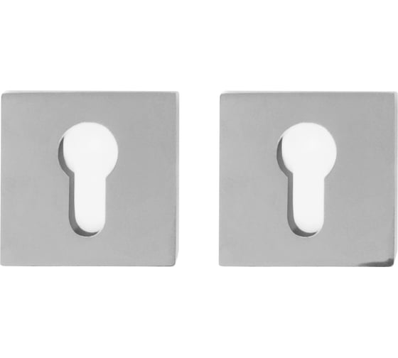 Изображение товара Накладка на цилиндр Vrata AEA20 квадрат 03, хром 205236