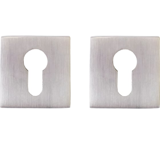 Изображение товара Накладка на цилиндр Vrata AEA20 квадрат 03, никель 205235