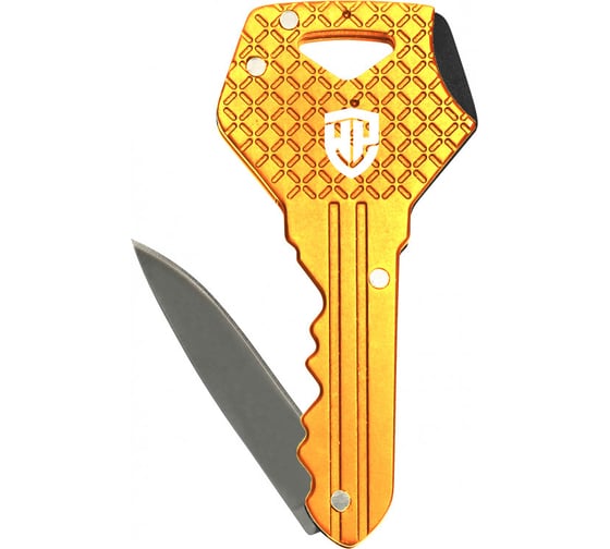Изображение товара Складной нож-ключ WORKPRO 63.5 мм, золотой WP381007