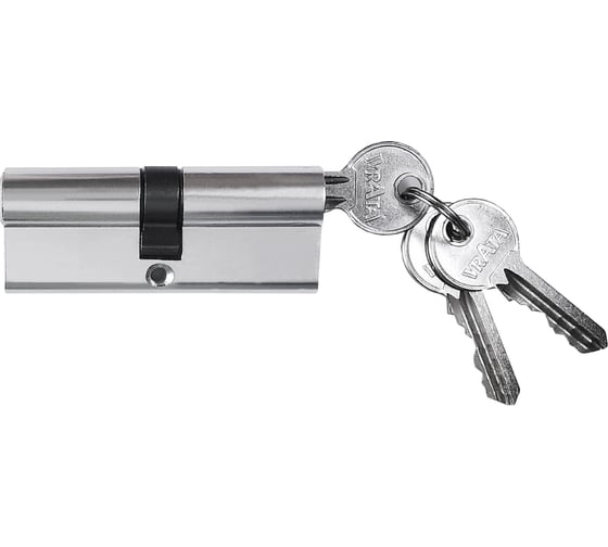 Изображение товара Цилиндровый механизм Vrata ЦМ 70(35/35), алюминий, 3 ключа, хром 208212