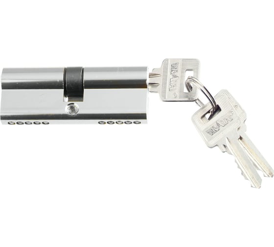 Изображение товара Цилиндровый механизм Vrata ll-ЦМ70, алюминий, 3 ключа, хром 208241
