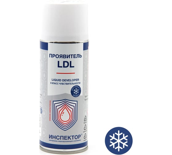 Изображение товара Проявитель Инспектор низкотемпературный, аэрозоль 400/520мл от -30 до +10 С LDL