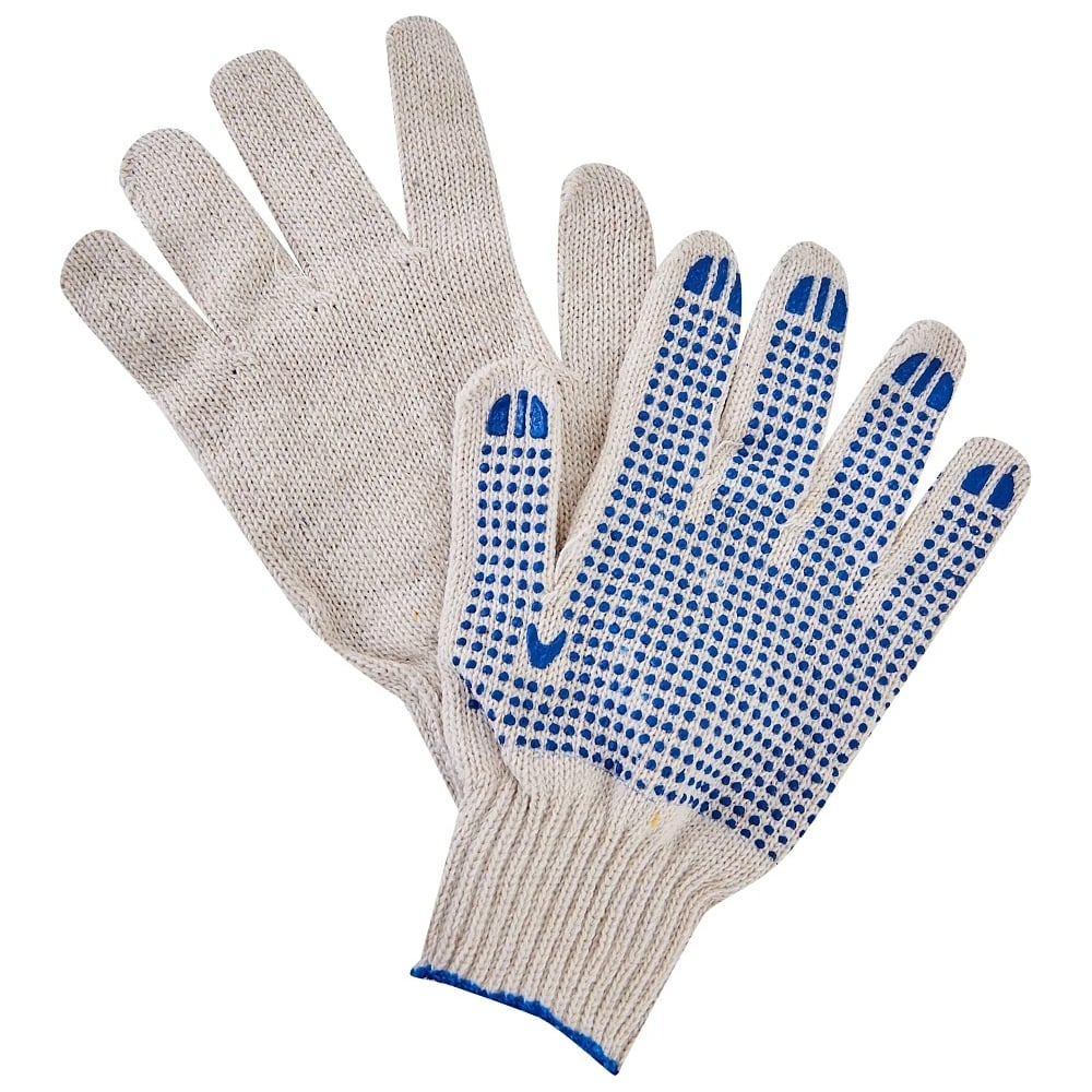 Изображение товара Перчатки с ПВХ-точка Спец ПРОФИ 7 класс И-8078-И универсальные рабочие перчатки