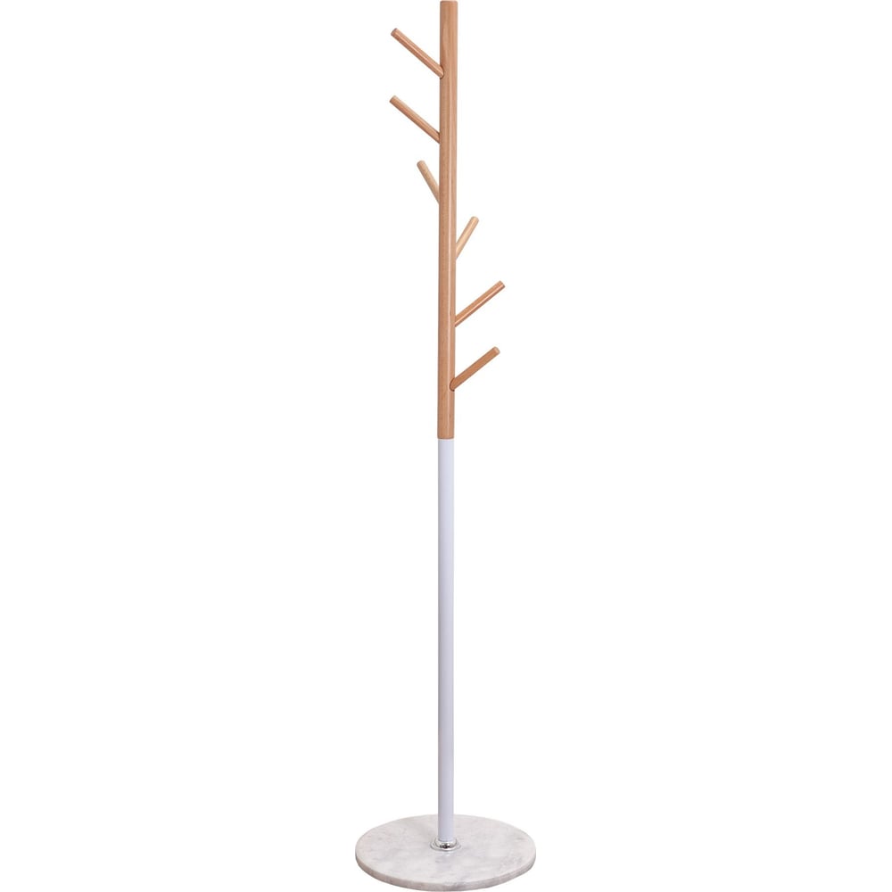 Изображение товара Вешалка AKS Home AGATA белая с буковыми элементами современный дизайн