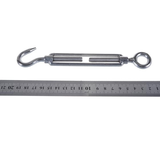 Изображение товара Талреп ГОСКРЕП открытый крюк-кольцо М8 х 120 нержавеющая сталь 1 шт. 10-0027670