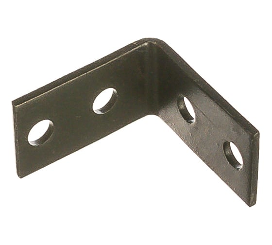 Изображение товара Мебельный уголок ГОСКРЕП 25х25х17х1,5 чёрный КР.015264