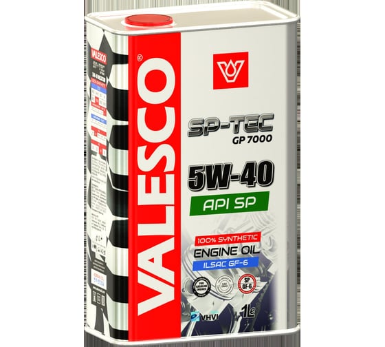Изображение товара Моторное масло VALESCO SP-TEC GP 7000 5W40, API SP, синтетическое, 1 л 489183h