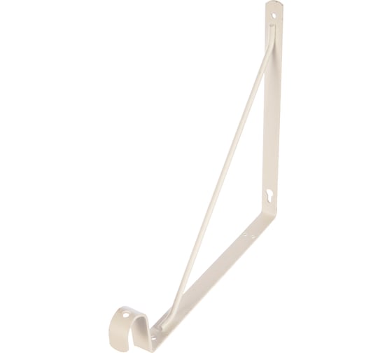 Изображение товара Кронштейн Госкреп 260х260 мм для полок и штанги д=25 мм, цвет: белый КР.192361 13-0017500