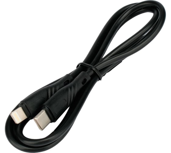 Изображение товара Кабель Cablexpert usb2.0 type c/lightning, classic 0.1, 2.1a, qc3.0, 1м, черный, коробка, CCB-USB2-CMAPO1-1MB