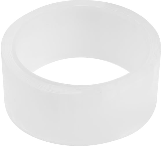 Изображение товара Клейкая лента ТУНДРА прозрачная, двухсторонняя, 40 мм х 2 м 9226031