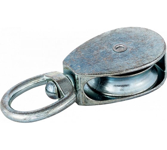 Изображение товара Одинарный блок ГОСКРЕП металлический, с вертлюгом 1 25 1 шт. 7-0018200