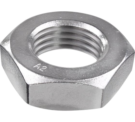 Изображение товара Шестигр. низкая гайка ГОСКРЕП DIN 439 М12 нержав. сталь 2 шт. 10-0024320