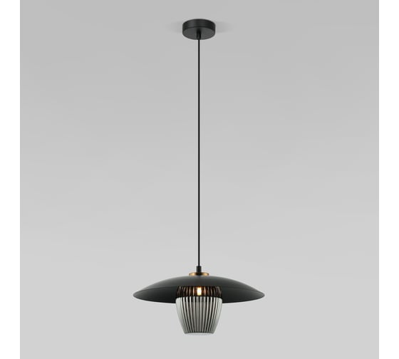 Изображение товара Подвесной светильник Eurosvet 50259/1 черный/дымчатый a064946