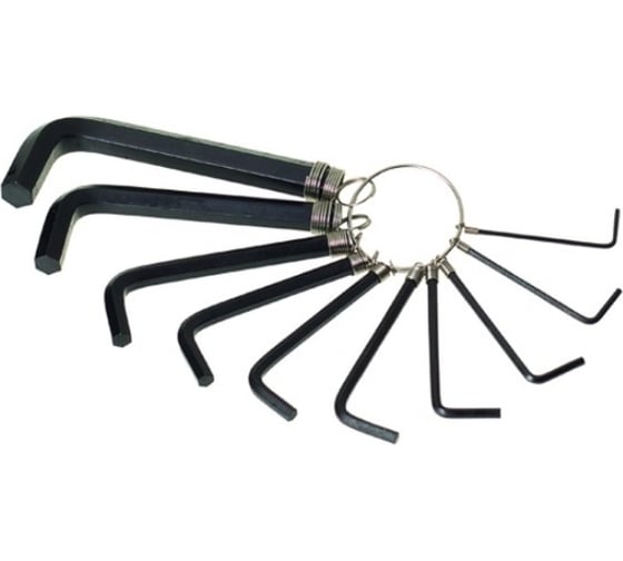 Изображение товара Набор имбусовых ключей РемоКолор 6 граней, 10шт 43-2-009