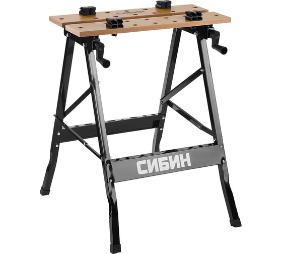 Изображение товара Столярный верстак СИБИН складной 38723