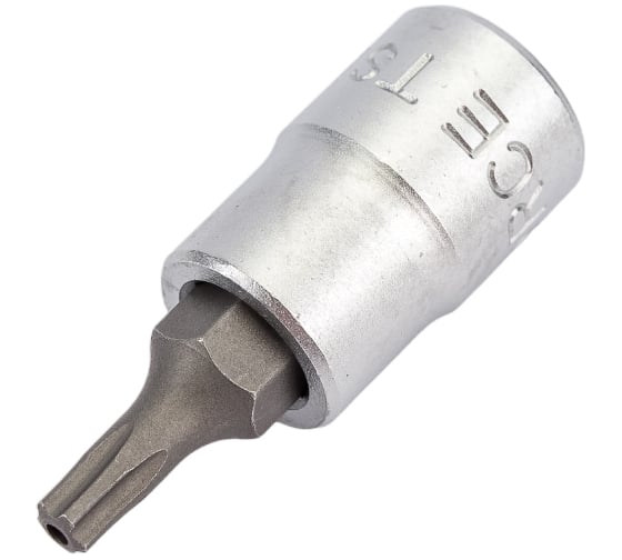 Изображение товара Головка-бита 1/4", 5-ти лучевая с отверстием, TS10, L=32 мм FORCE 32F3210