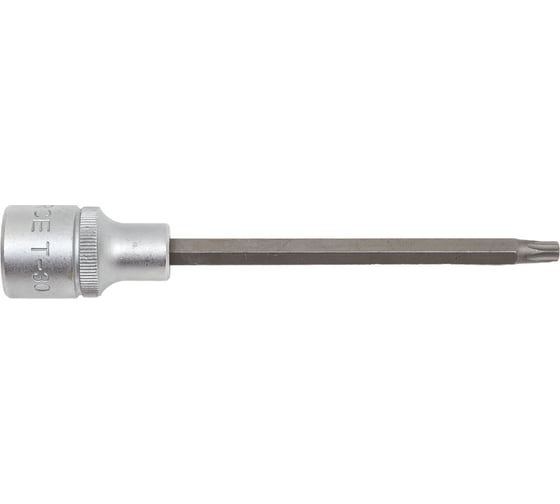 Изображение товара Головка-бита с отверстием, 1/2", Т-30Н, L=100 мм, FORCE 34710030