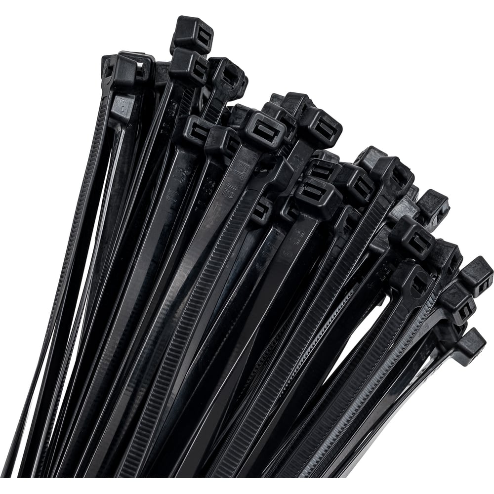 Изображение товара Нейлоновые хомуты РемоКолор черные 450 х 7,2 мм, 100 47-3-457