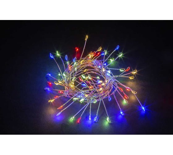 Изображение товара Гирлянда Navigator NGF-D039-01 (нить-фейерверк RGBY 3м IP20) 95034