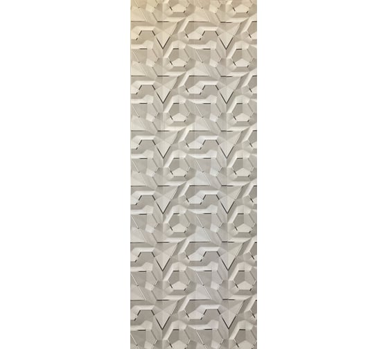 Изображение товара Панель ПВХ КронаПласт Unique кода белая, 2 шт. УТ-00079523