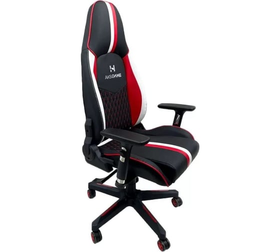 Изображение товара Поворотное кресло AKS Home BOLID, ECO, черный белый красный 80349