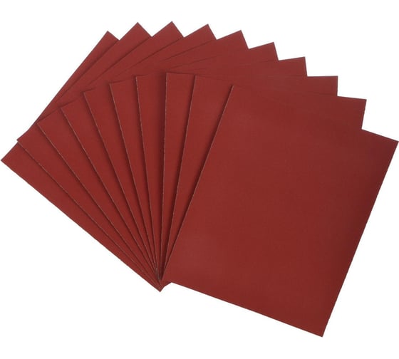 Изображение товара Шкурка шлифовальная в листах на бумажной основе водостойкая 230x280, Р320, 10 шт ЛОМ 1864806