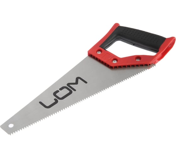 Изображение товара Ножовка по дереву ЛОМ обрезиненная рукоятка, 7-8 TPI, 300 мм 1818194