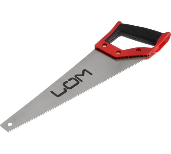 Изображение товара Ножовка по дереву ЛОМ обрезиненная рукоятка, 7-8 TPI, 350 мм 3581501