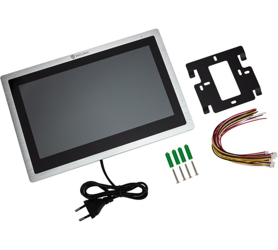 Изображение товара Цветной монитор видеодомофона SECURIC 10,1" формата ahd(1080p), с сенсорным экраном, детектором движения, функцией фото- и видеозаписи (модель ac-440) 45-0440