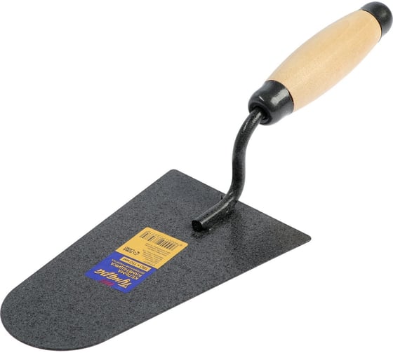 Изображение товара Кельма каменщика ТУНДРА порошковая окраска, деревянная рукоятка, 175x105 мм 1773577