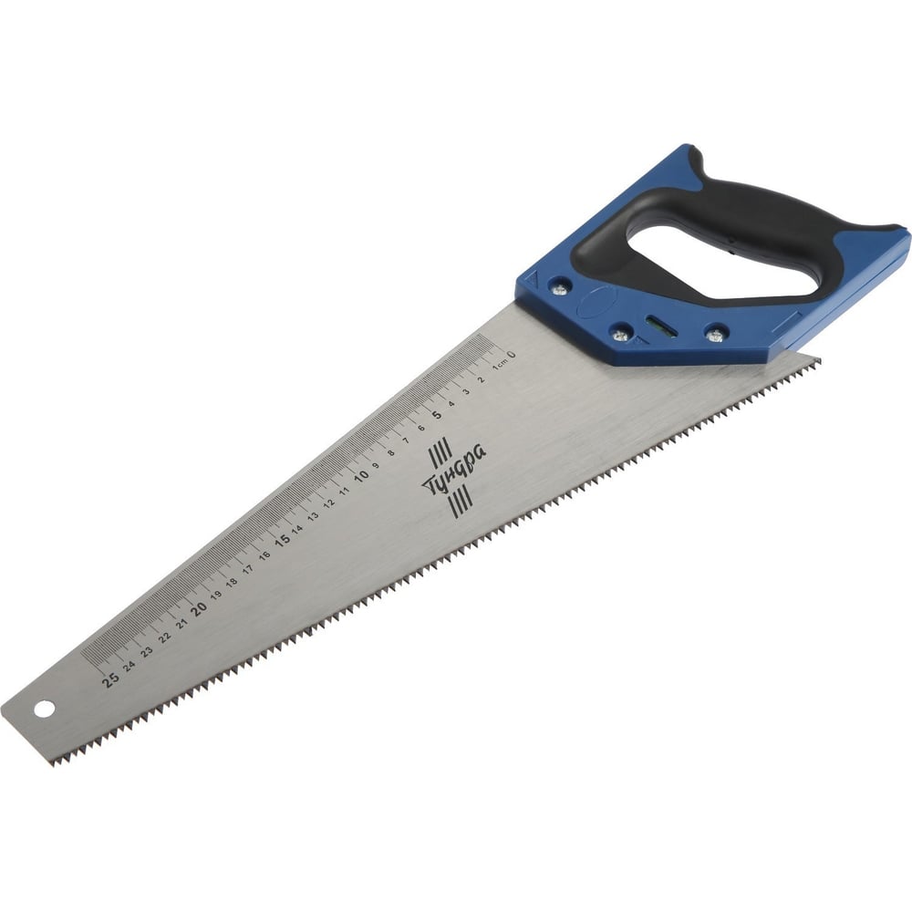 Изображение товара Ножовка по дереву ТУНДРА 2К с каленым зубом и рукоятью 400 мм