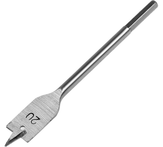 Изображение товара Сверло по дереву перовое шестигранный хвостовик, 20x152 мм ЛОМ 2598228