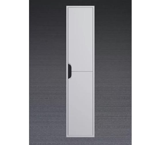 Изображение товара Шкаф-пенал для ванной Uperwood Modul 33x36x150 см, подвесной, с дверцами, матовый, белый/графит 2930205401