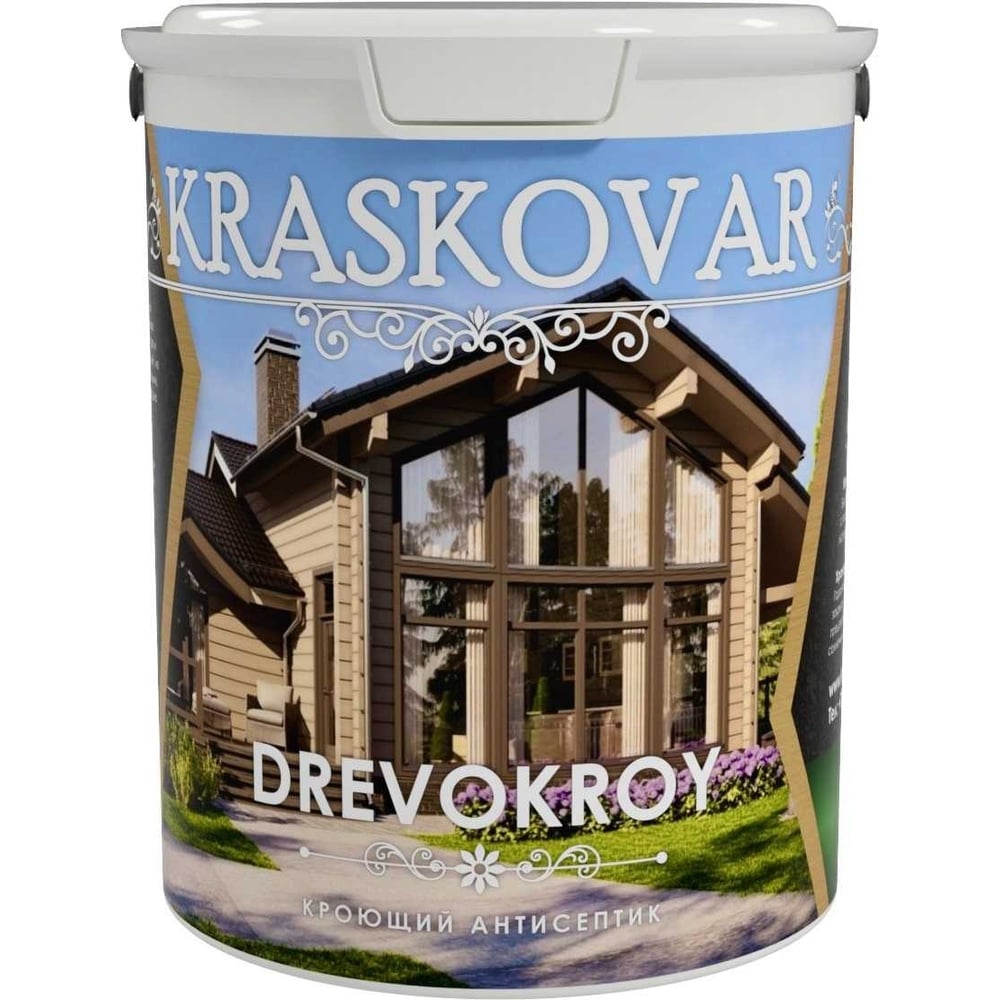 Кроющий антисептик Kraskovar 1087 Drevokroy - фото 1