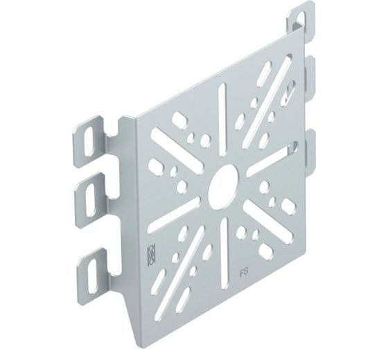 Изображение товара Монтажная пластина OBO Bettermann MP UNI FS, универсальная, прямая, 170х115 мм, сталь, конвейерный цинк 7084773