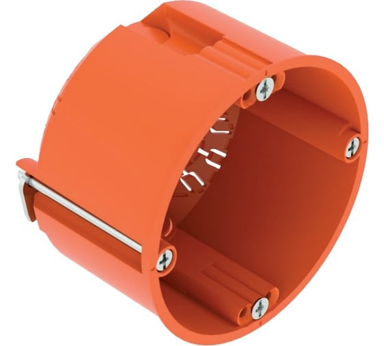 Изображение товара Установочная коробка OBO Bettermann для полых стен 68xH47, пластиковые вводы (25 штук/упаковка) 2003802