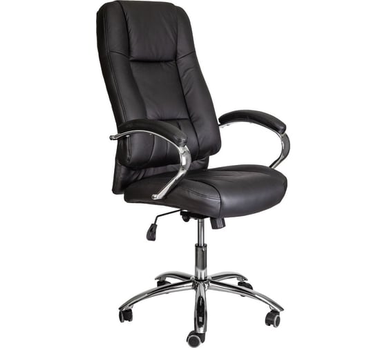 Изображение товара Поворотное кресло AKS Home KING A, натуральная кожа, черный 64406
