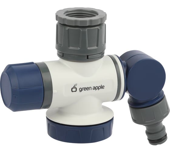 Изображение товара Регулятор для подачи воды GREEN APPLE GARP02 двухпутевой кранштуцер Б0057556