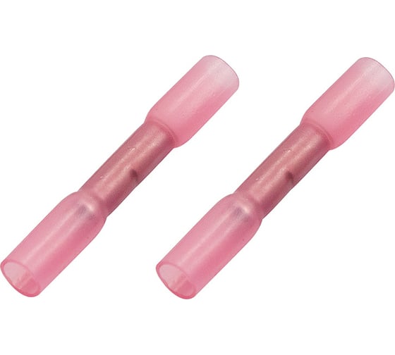 Изображение товара Соединительная изолированная гильза REXANT термоусаживаемая l-37 мм 0.5-1 мм2 (гси-т 1.0/гси-т 0,5-1,0) красная, в упаковка. 10 штука 06-0430-A