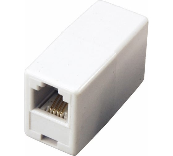 Изображение товара Телефонный проходной адаптер REXANT utp, rj-14, 6p4c, cat 3 03-0022