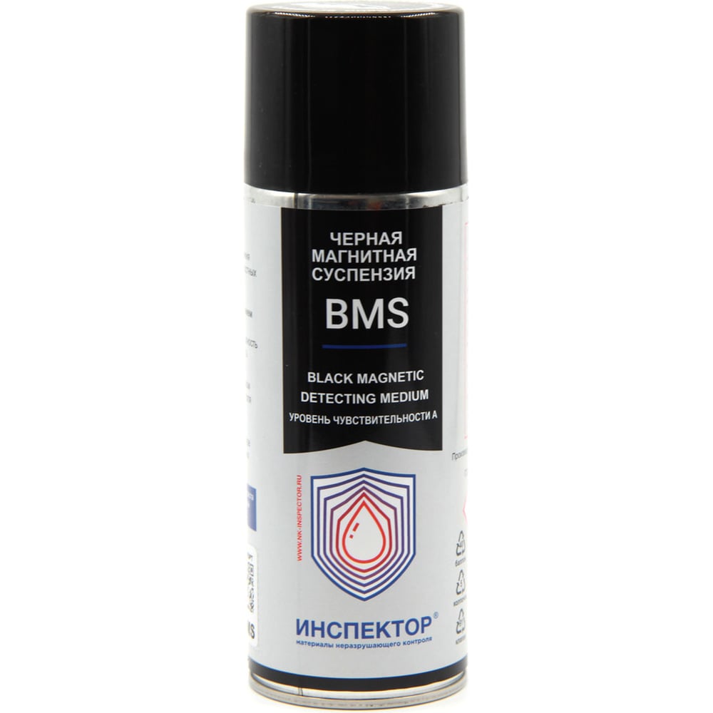 Изображение товара Черная магнитная суспензия Инспектор аэрозоль 400/520мл от -5 до +50 С BMS