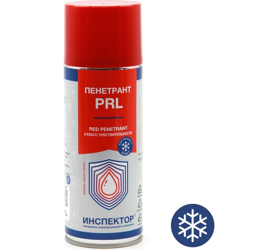 Изображение товара Пенетрант Инспектор низкотемпературный, аэрозоль 400/520мл от -30 до +10 С PRL