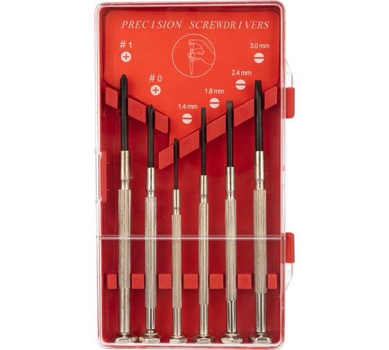 Изображение товара Набор часовых отверток (6 предметов) REXANT 12-6050