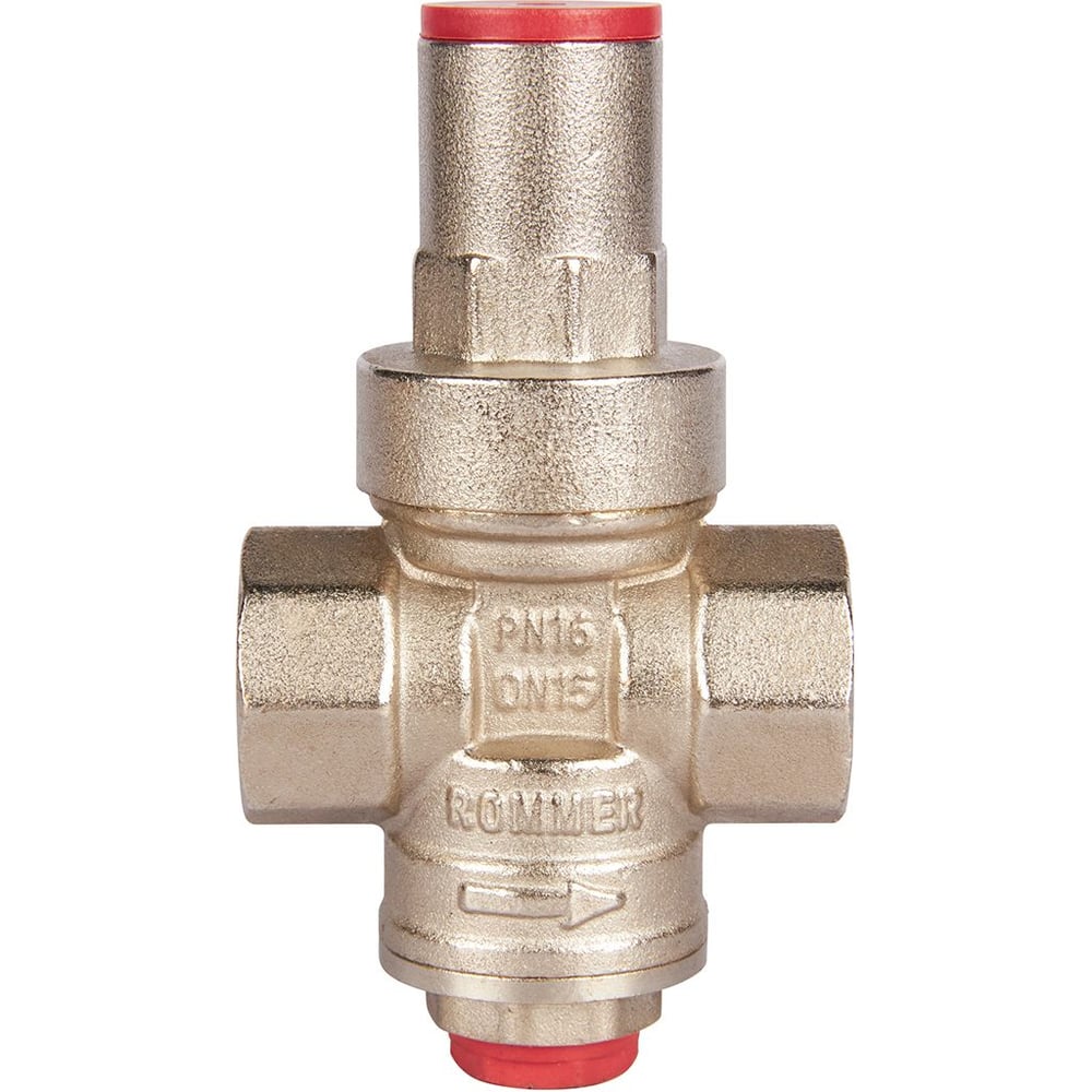 Изображение товара Редуктор давления ROMMER RVS-0010-000015 PN16 1/2 с выходом под манометр