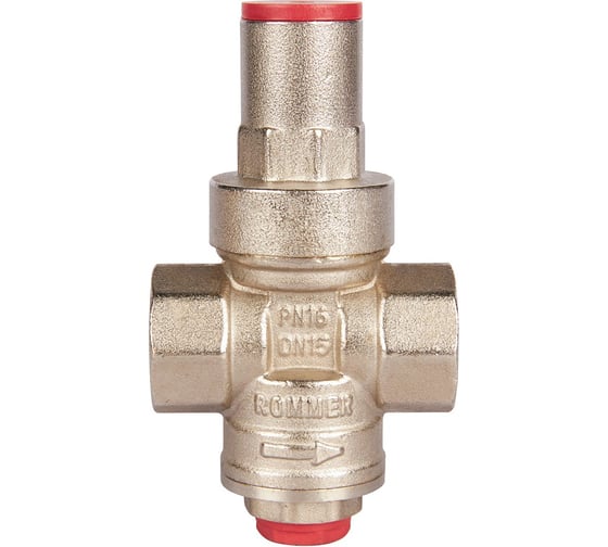 Изображение товара Редуктор давления ROMMER RVS-0010-000015 PN16 вн/вн 1/2 с выходом под манометр RG00921SM0BC3K