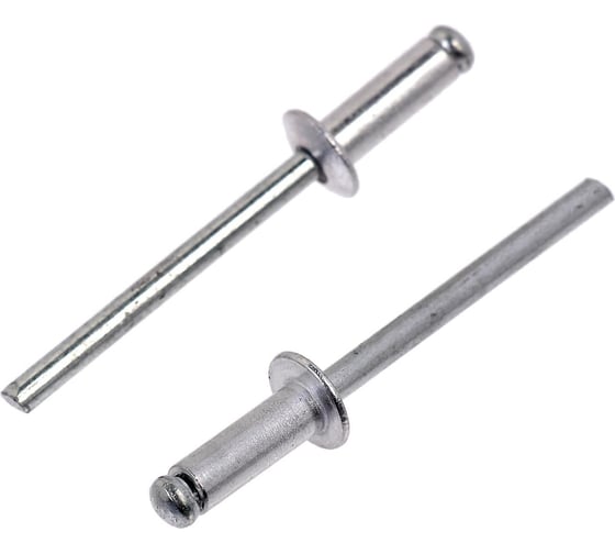 Изображение товара Вытяжные заклепки ТУНДРА krep алюминий-сталь, 3.2x10 мм, в пакете 1000 шт. 2502517