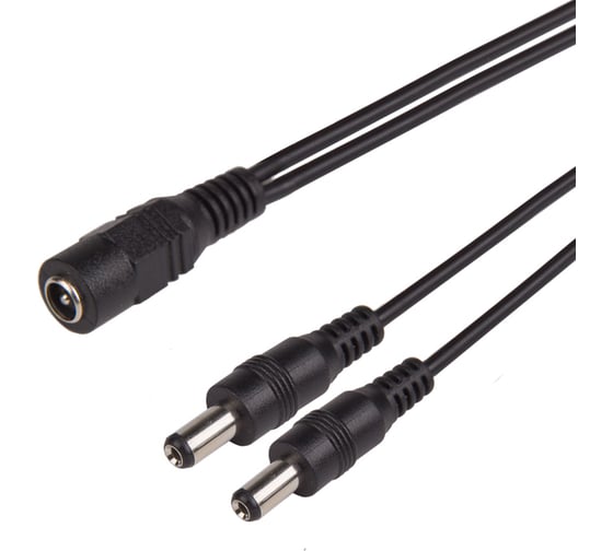 Изображение товара Разветвитель питания REXANT dc на 2 разъема 2,1x5,5мм 14-0320