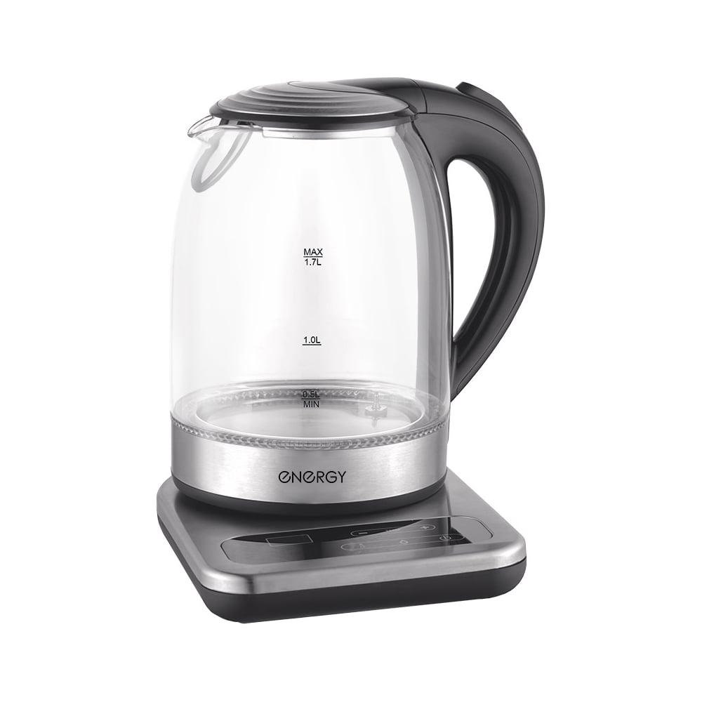 Изображение товара Чайник ENERGY e-220e 1.7 л стекло и нержавеющая сталь