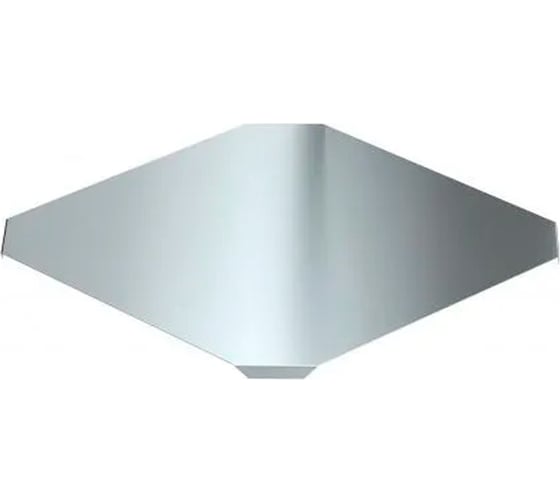 Изображение товара Крышка крестовой секции OBO Bettermann DFK 200 FS RU, для листовых лотков, B=200 мм, сталь, конвейерный цинк 7128754